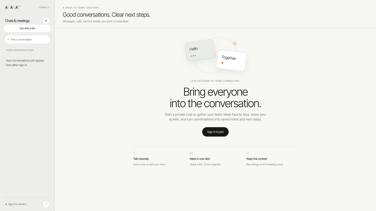 Zanqira Meet — real Chats & meetings lobby at www.zanqira.us/meet
